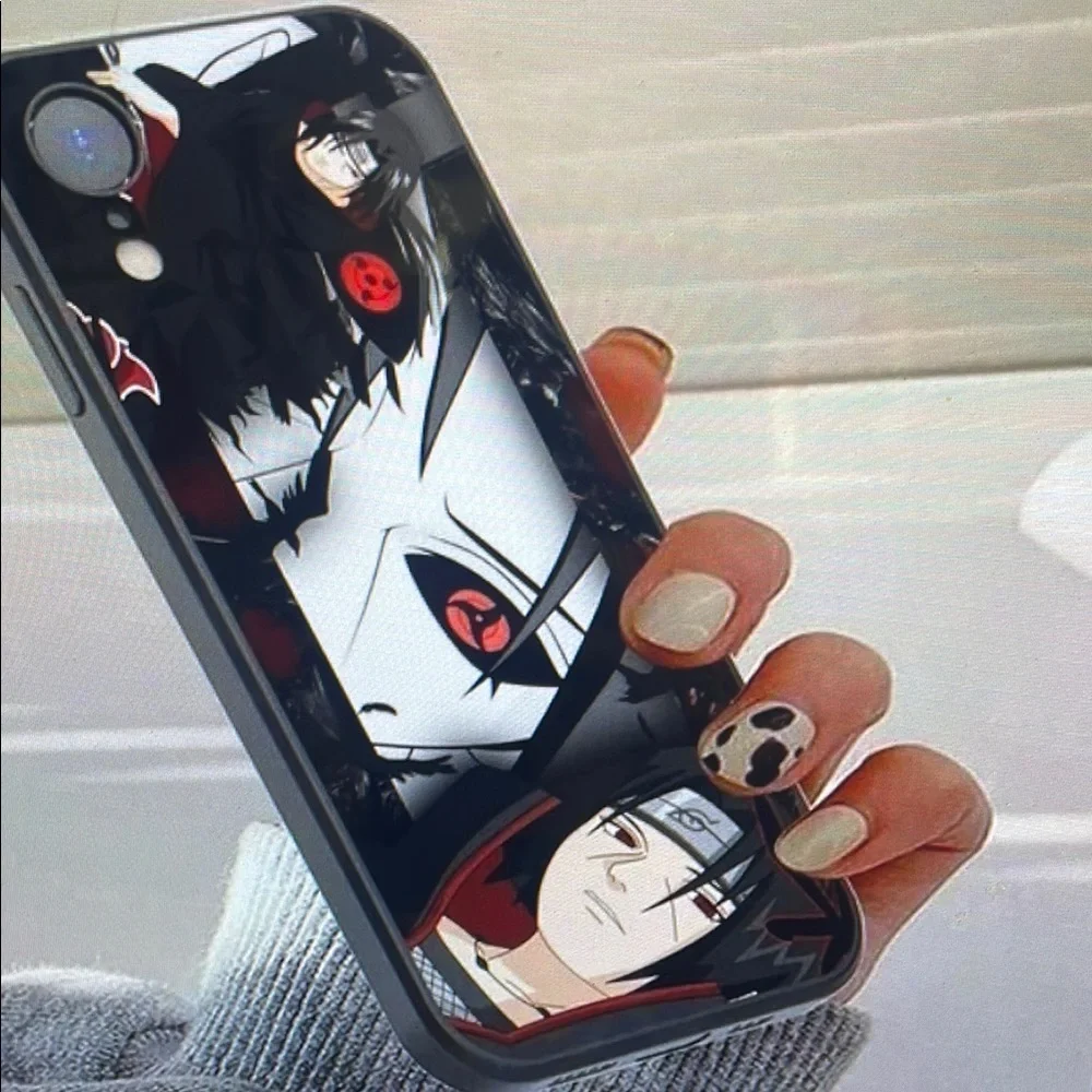 Anime Character Phone Case - Black
